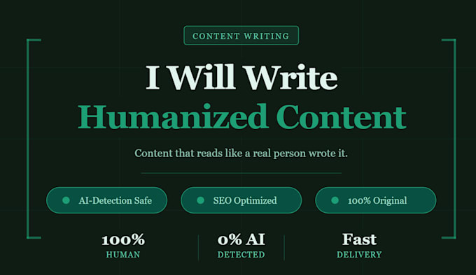 write fully humanized content