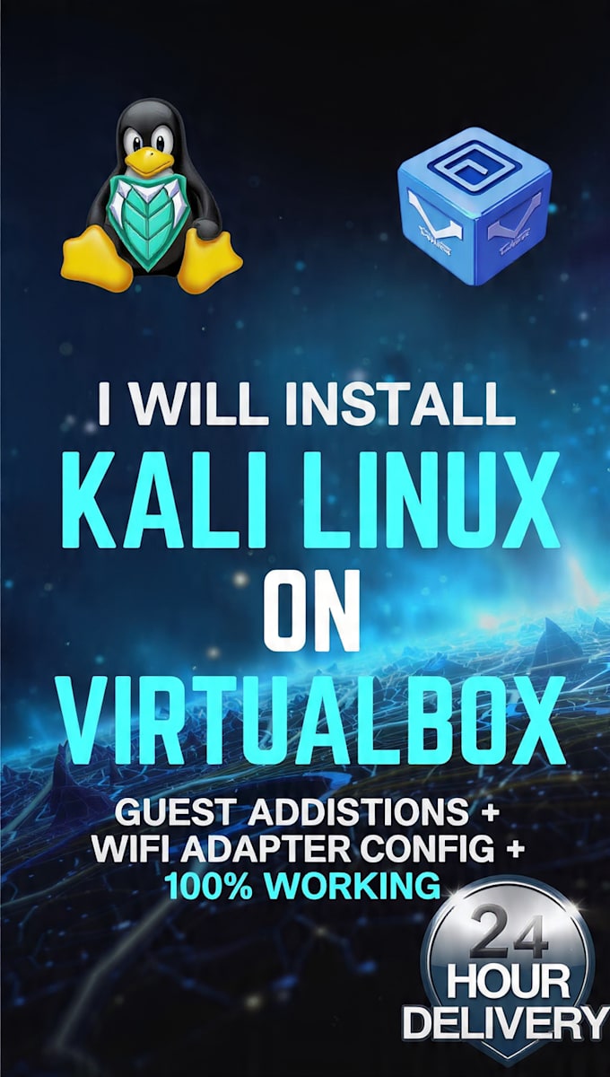 install and setup kali linux on virtualbox for you
