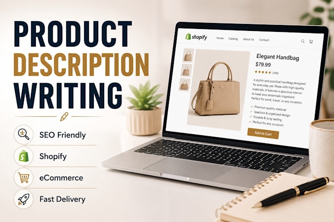 write professional product descriptions for your online store