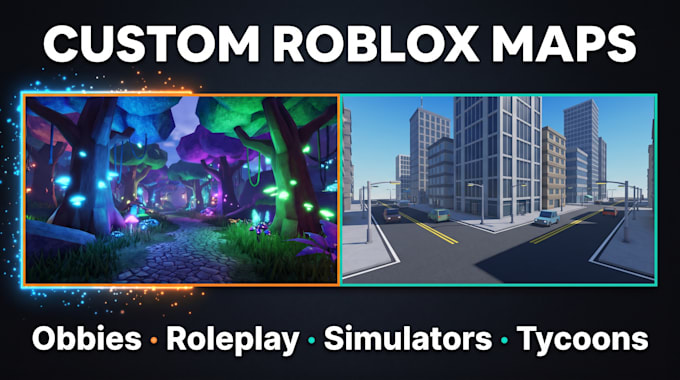 build a custom roblox map, game environment, or world for your game