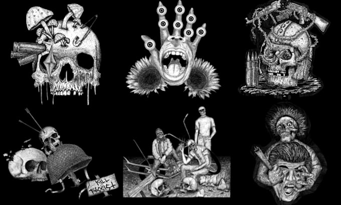 draw highly detailed dark surrealism stipple art and ink illustration