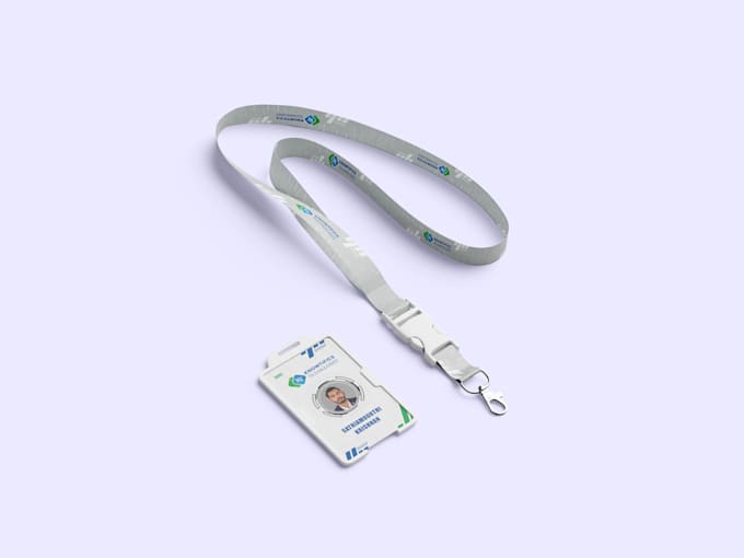 do id badge, lanyard, ribbon design