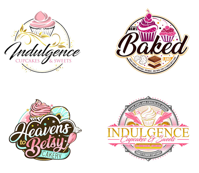 design a professional cake logo with free vector files