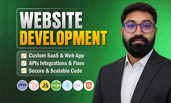 Build a custom website as a full stack web developer by Jayenpatel222 ...