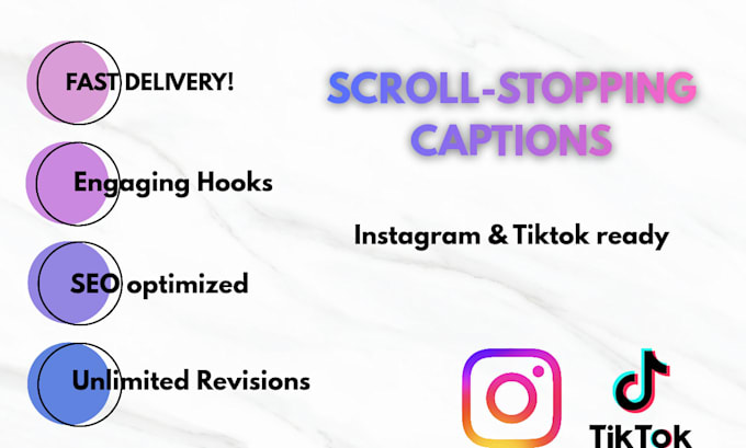 create scroll stopping captions