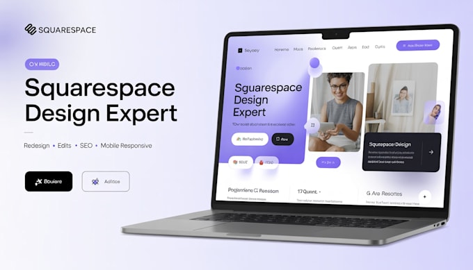 build squarespace website design or redesign squarespace, website development