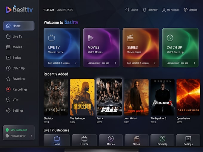 iptv smarters rebranding, xciptv ibo player tivimate with vpn integration