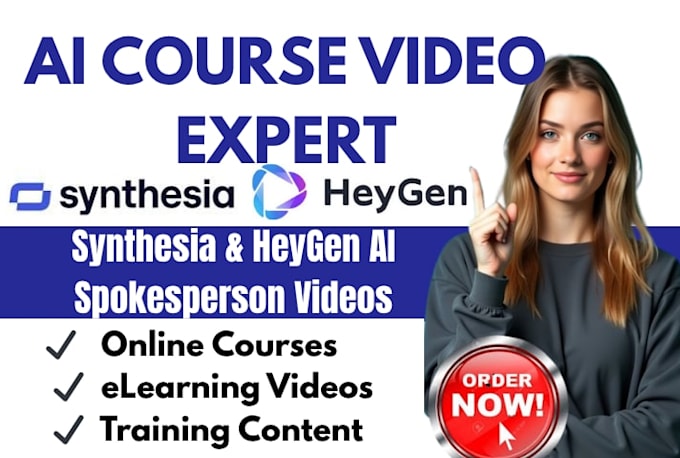 Make synthesia ai video heygen elearning video ai spokesperson for ...