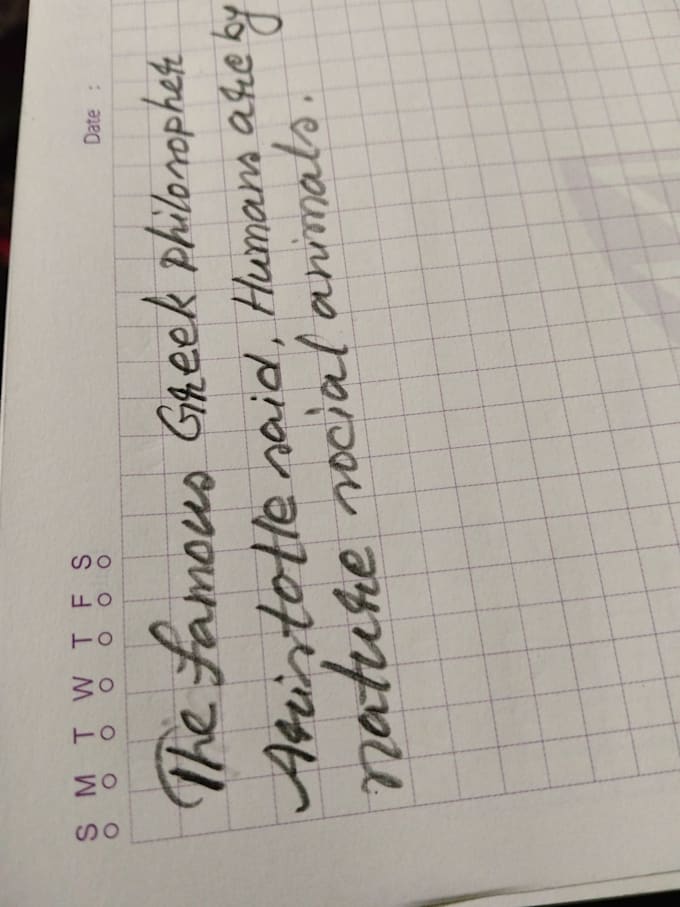 write neat letters handwrite