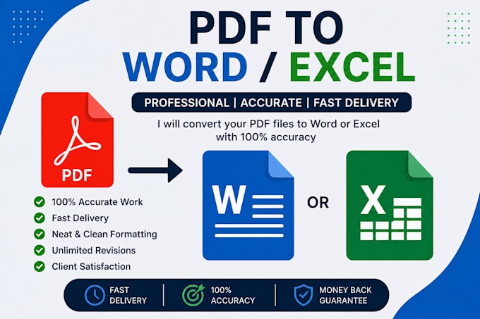 convert PDF to excel with accuracy