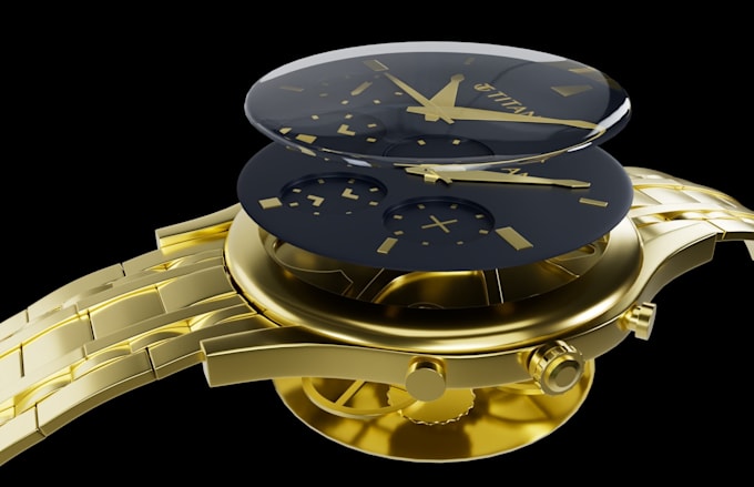 do luxury watch product visualization in maya