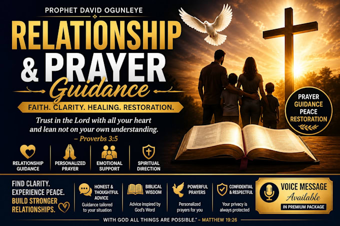 provide relationship advice and personalized prayer guidance