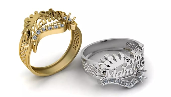 create a jewelry customize pendant, 3d ring modeling, bracelet autocad designed