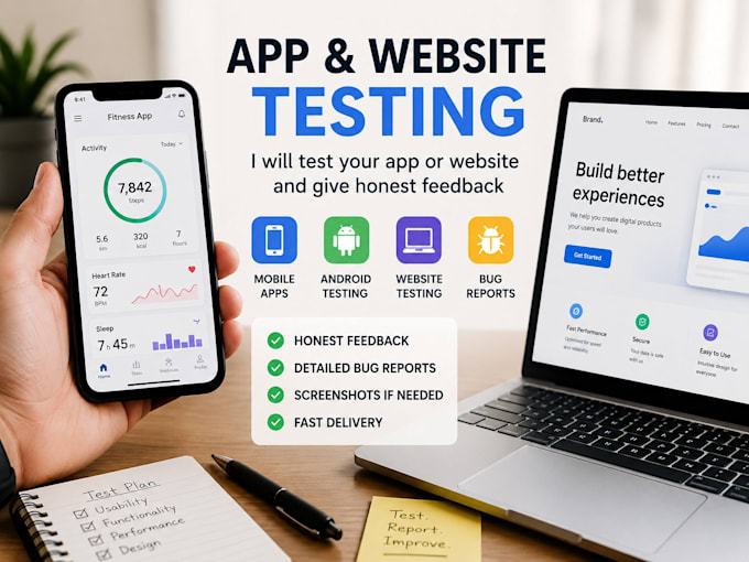 test mobile apps and