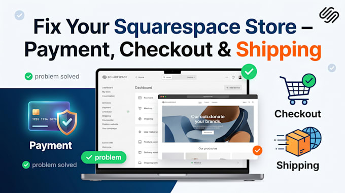 fix squarespace ecommerce payment checkout and shipping issues