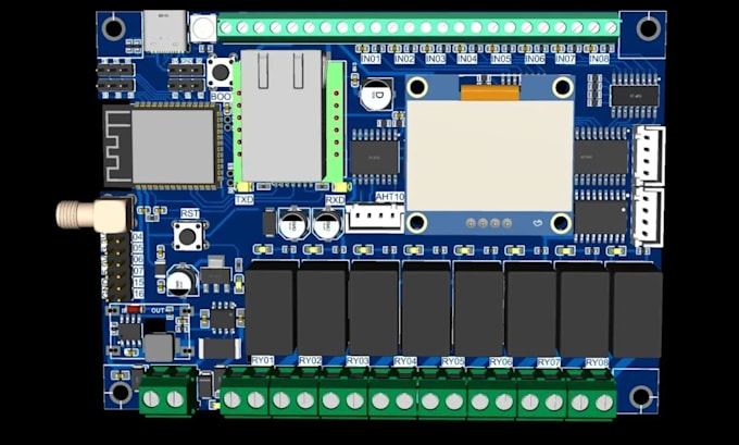 esp32 pcb design led pcb design rf pcb power electronics embedded systems gerber