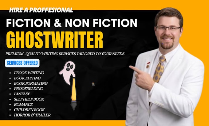 ghostwrite your romance, fantasy or fiction ebook chapter by chapter