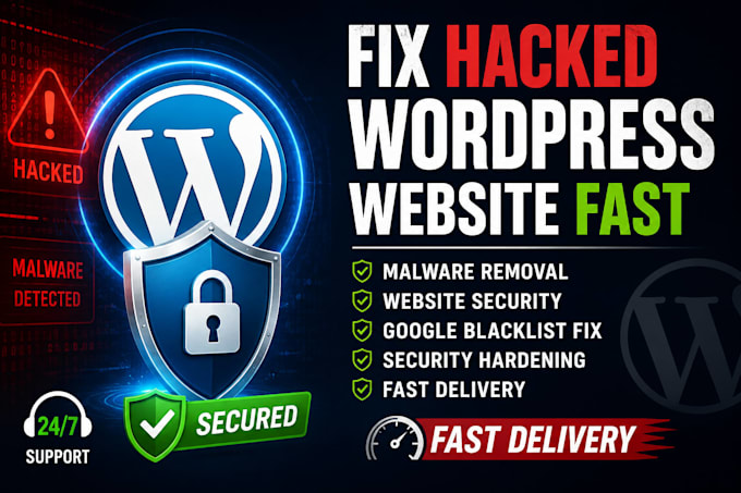 fix malware and secure your wordpress website fast