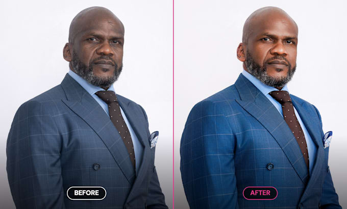 retouch and edit your portrait or headshot professionally