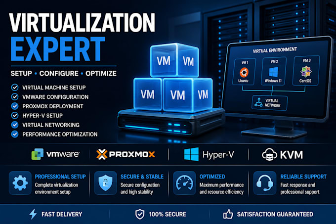 set up virtual machines and virtualization environments