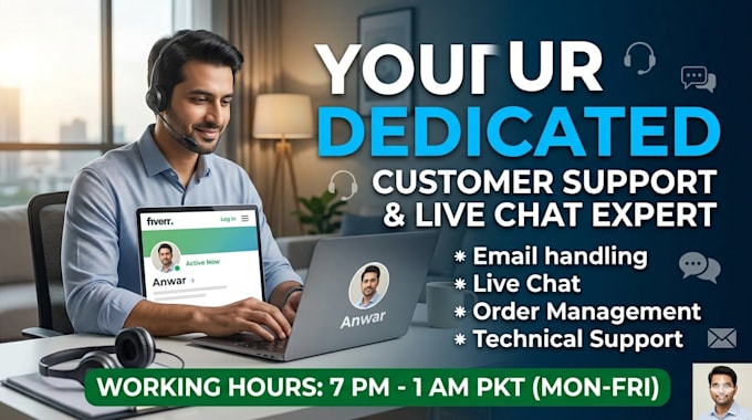 customer email support and live chat support