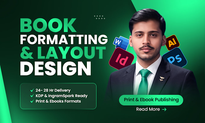 do book, ebook, paperback formatting and interior layout design for amazon KDP