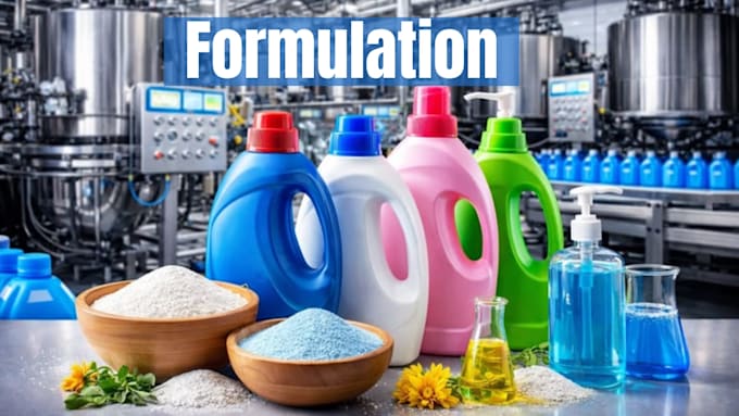 develop laundry detergent and cleaning formulation as a cosmetic chemist expert