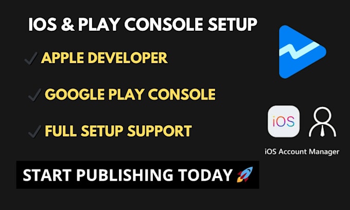 help to create IOS and console account setup