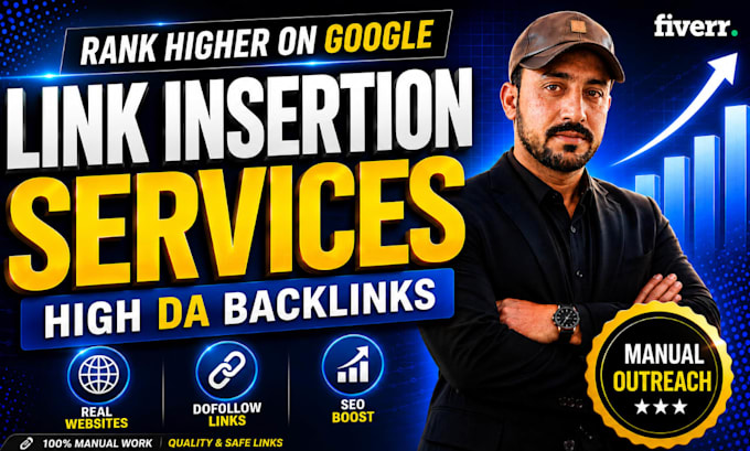 do high authority link insertion on real websites
