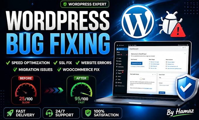 wordpress fix speed optimization error woocommerce fix expert