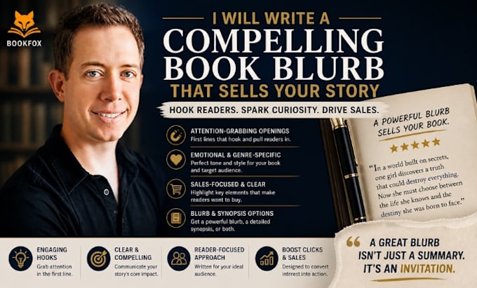 write a compelling book blurb or synopsis that hooks readers