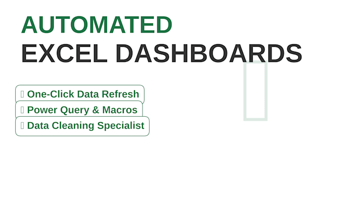 build automated excel dashboards