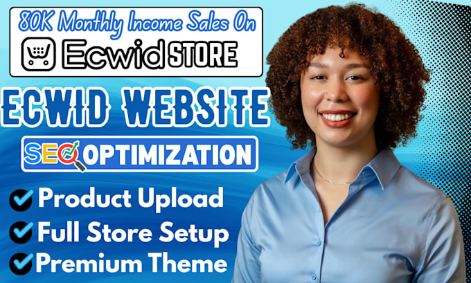 design,redesign ecwid ecommerce store, ecwid website,product listing,basic SEO