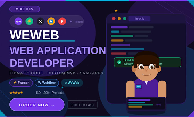 build modern mobile and web apps using flutterflow, weweb, glide, and xano