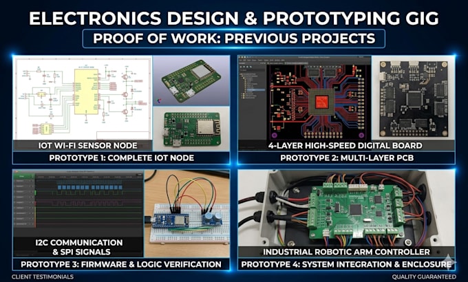 Design professional iot pcb layout and firmware for esp32, stm32, or ...