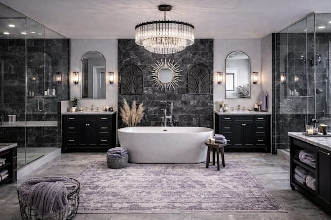 create a luxury interior design concept