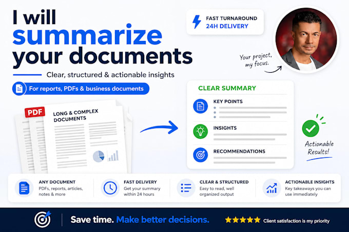 summarize your documents into clear insights
