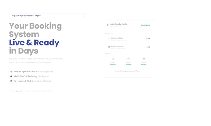 set up square appointments and your square online store