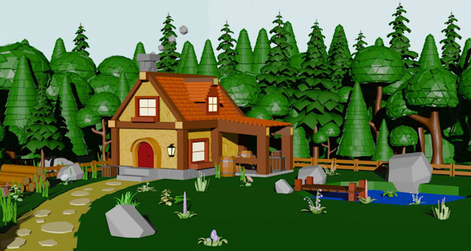 create cinematic 3d animations and stylized visuals