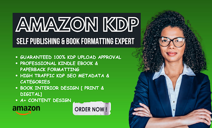 amazon kindle publishing, book formatting, self publishing, KDP book upload,