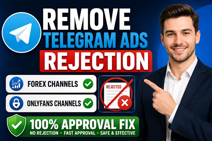 remove prohibited telegram ads for forex channel onlyfans channel no rejection
