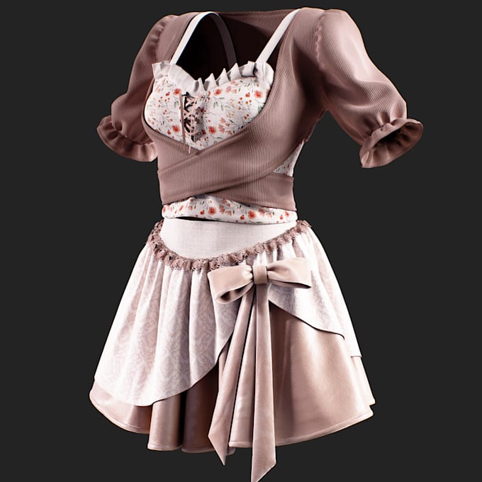 create second life, second life character, 3d clothing, rigging, 3d garment