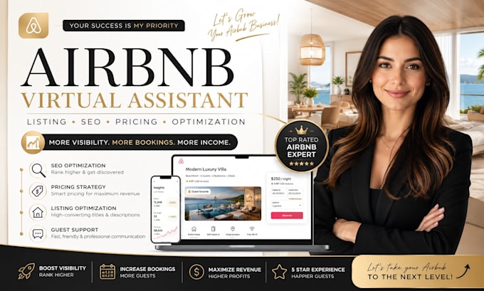 be your airbnb virtual assistant airbnb listing SEO pricing airbnb optimization