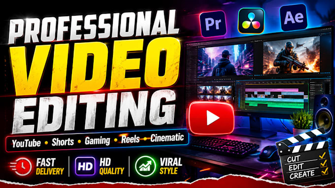 professionally edit engaging videos and shorts