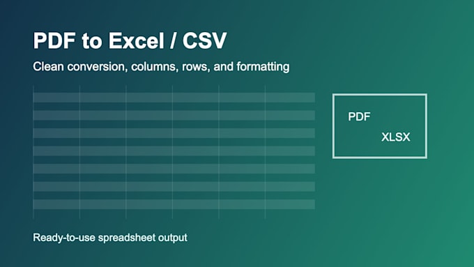 convert pdf tables to excel or csv