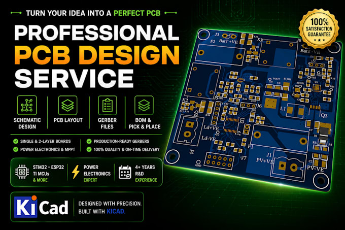 design your pcb schematic and layout