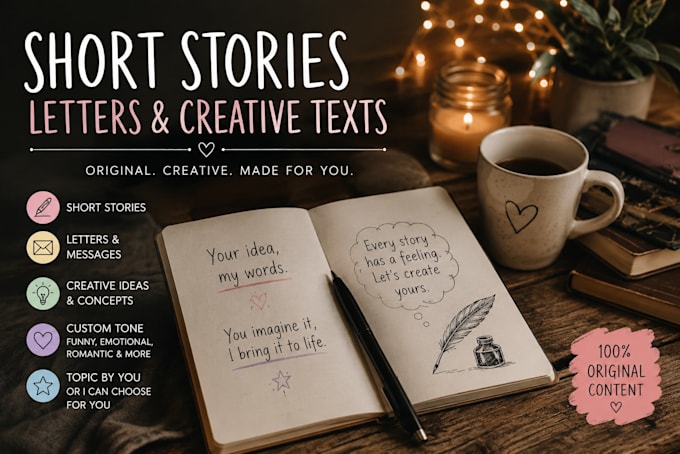 write creative and emotional texts