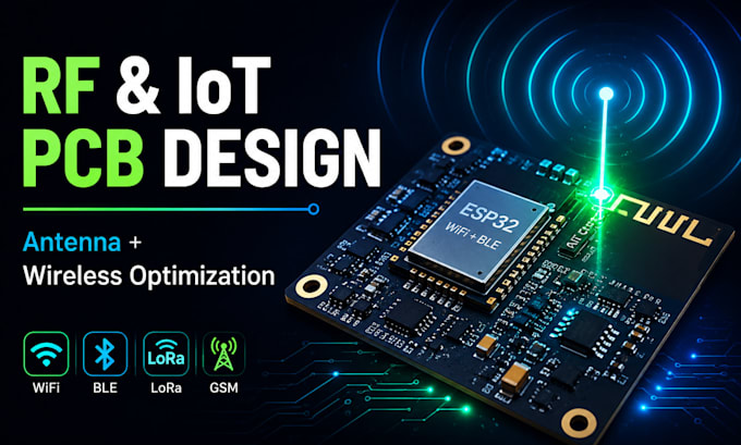 design rf pcb with antenna and wireless optimization