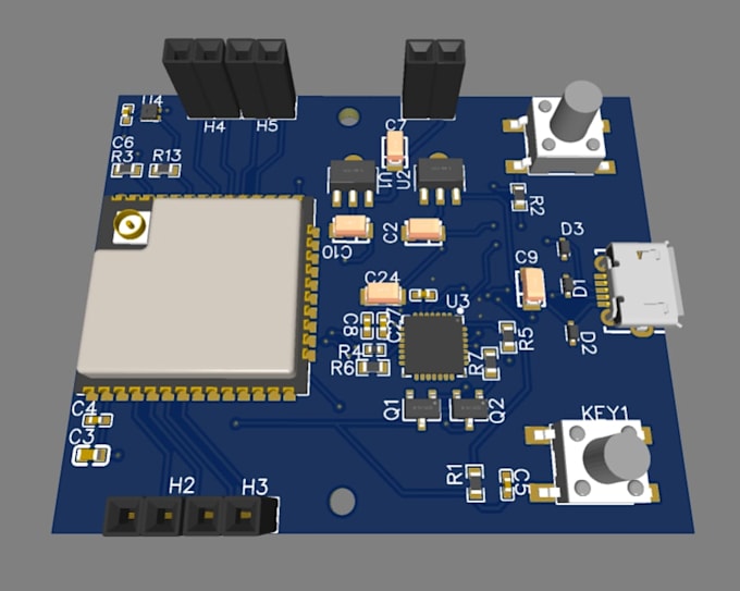 design arduino esp32 iot pcb, embedded system, schematic layout and firmware dev