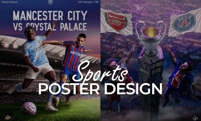 create sports poster design